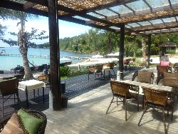 Zee- en strandzicht vanuit de Koh Kood Bar